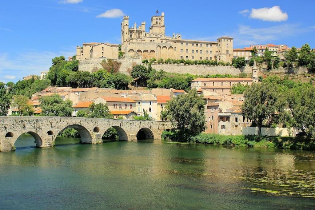 Cauquilha Spacieux Appartement Bourgeois En Centre Ville Béziers Esterno foto
